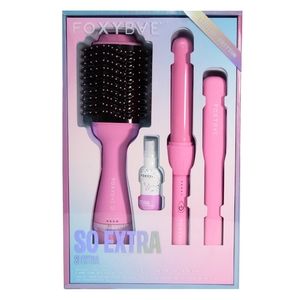 FOXYBAE So Extra Set Limited Edition Hair Styling Set Pink NWT